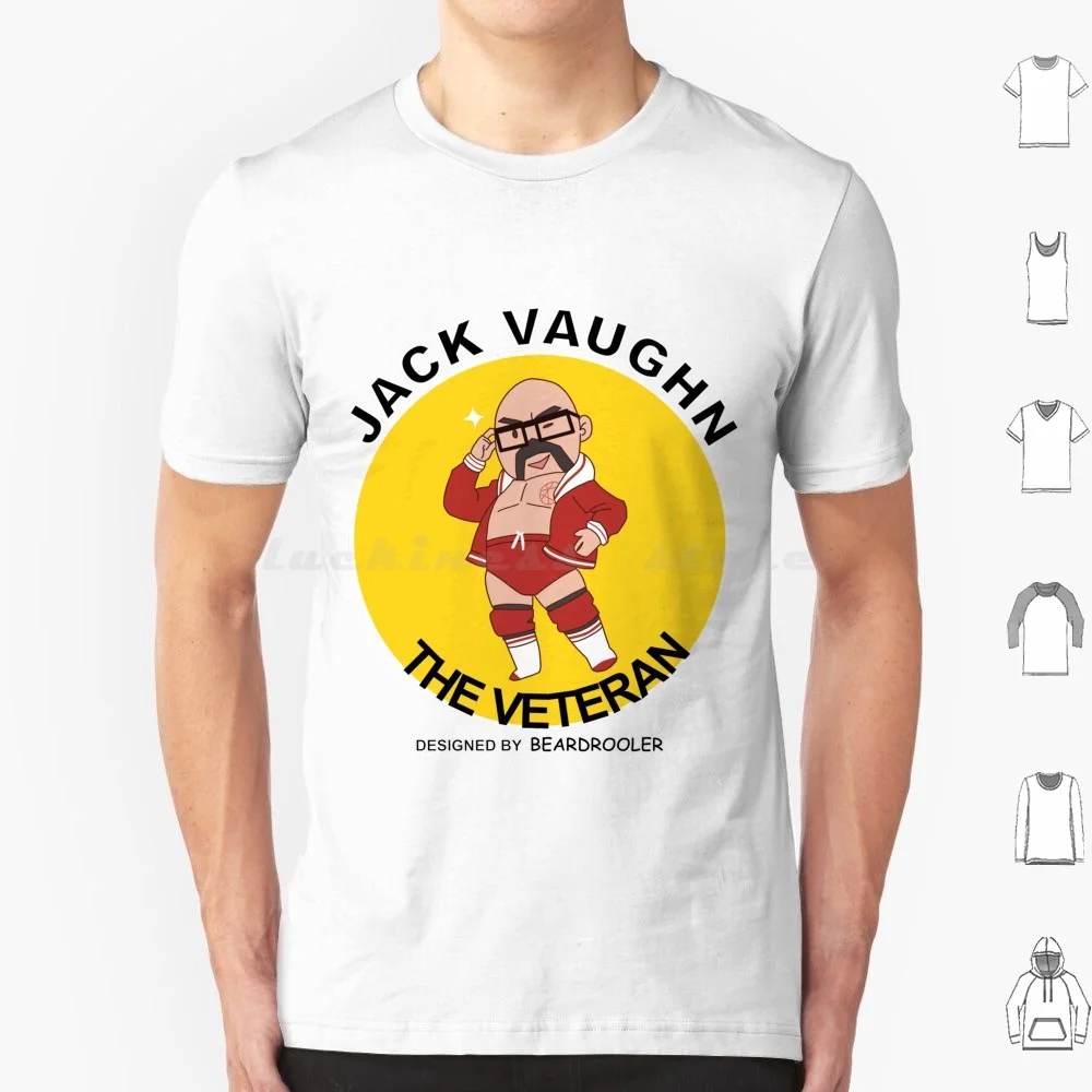 Jack Vaughn T Shirt Big Size 100% Cotton Jack Vaughn Pro Wrestling Pro Wrestler Daddy Veteran Father Macho Sexy Cute Hubby