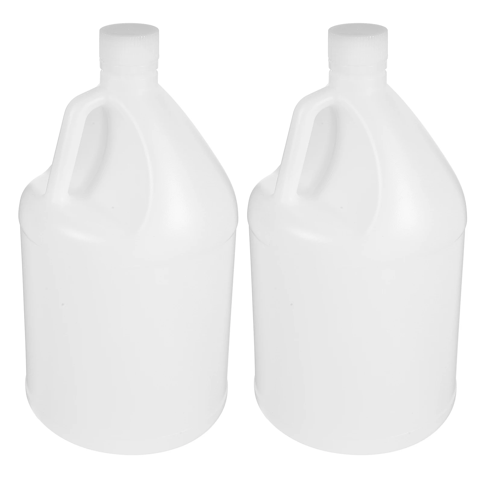 

2Pcs Water Gallon Jug Plastic Bottles Milk Dispenser Containers Storage Empty Jugs Safe HDPE Lightweight Tamper Proof