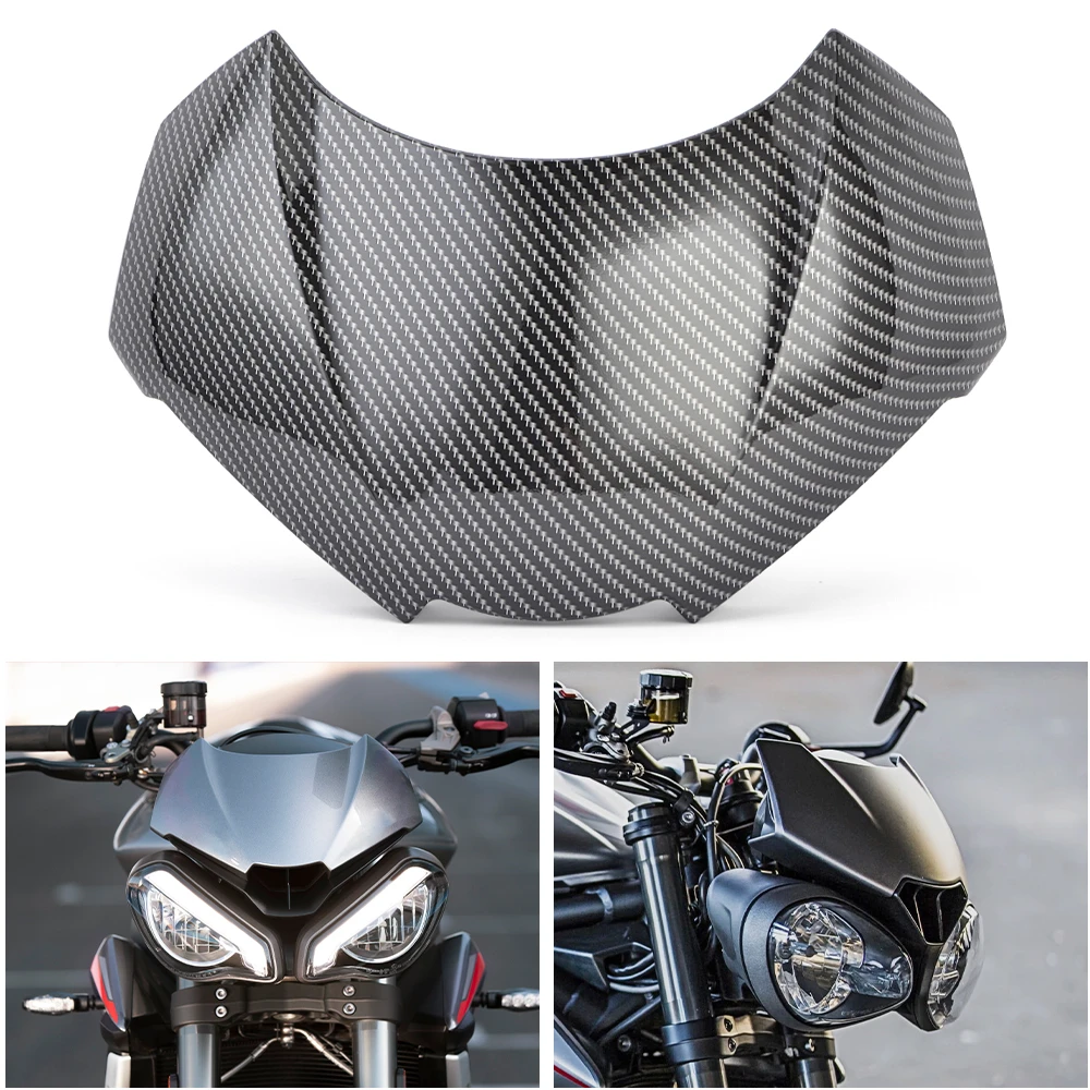

For Triumph Street Triple 765 R/RS Motorcycle Headlight Fairing Upper Top Cover Bodywork Protection Cowl 765R 765RS 2020-2022 21