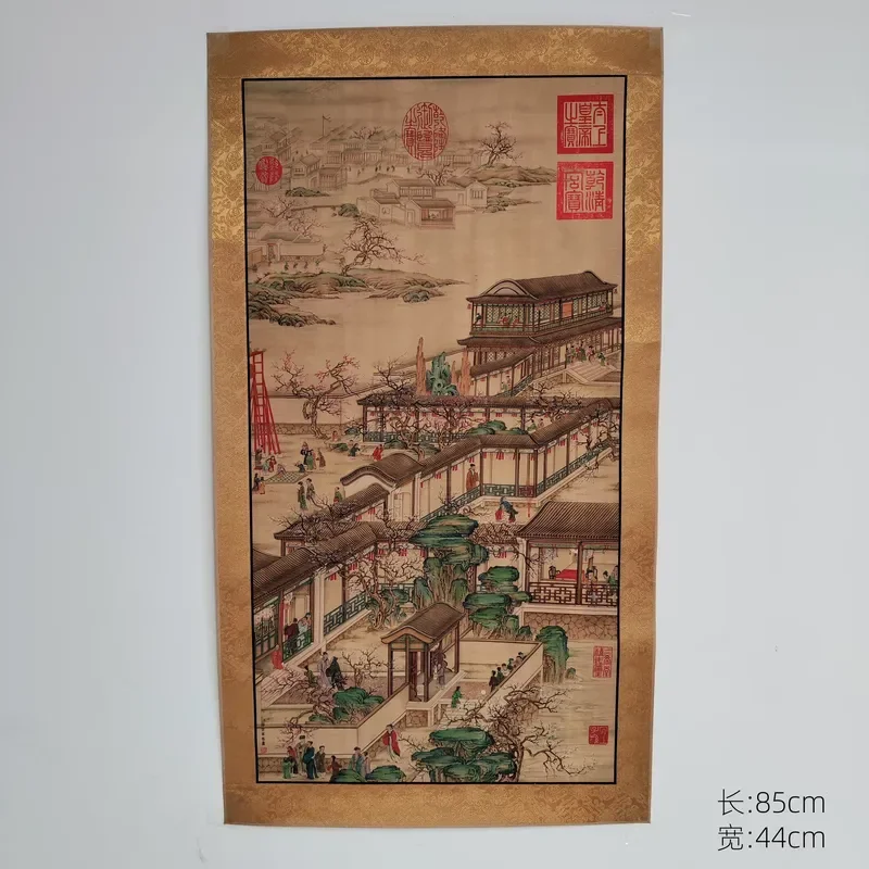 Classic Handcrafted Silk Classical Paintings and Chinese Ancient-style Paintings Are Suitable for Collection
