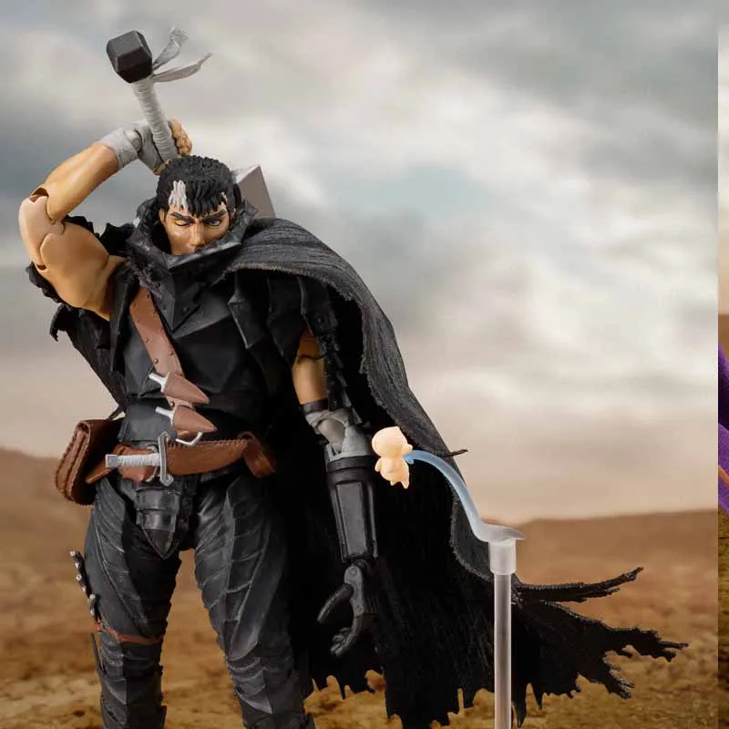 Bandai Original SHF Anime figura BERSERK GUTS & ISIDRO figuras de acción de juguete para niños/niñas/niños/regalo de Navidad