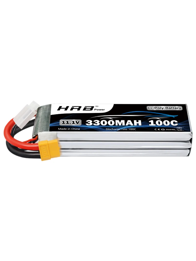 HRB 3S Lip Batterie 11,1 v 3300mah RC Lipo Batterie 100C Mit XT60 Stecker Für RC Auto Lkw monster FPV Drone DIY Flugzeug Boot