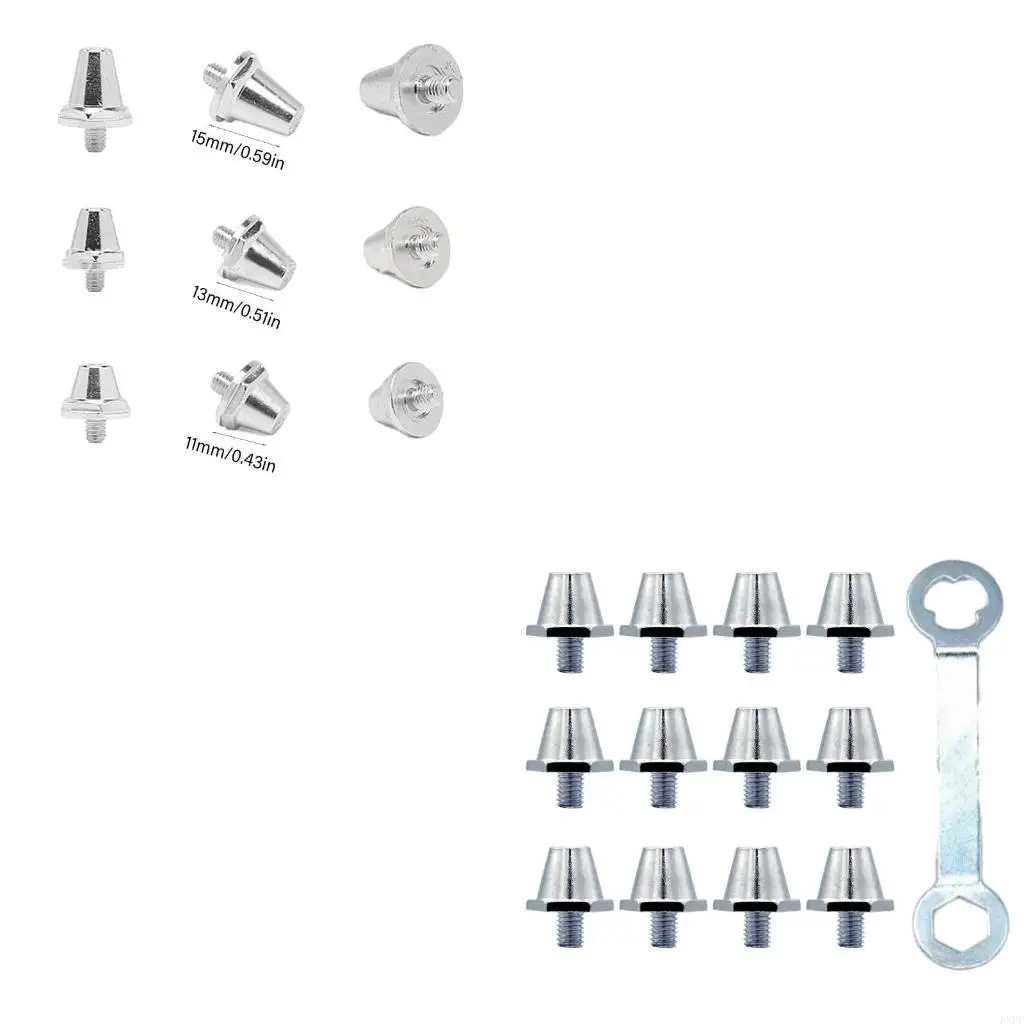 

12Pcs Football Soccer Cleats for Training Competition Easy to Install