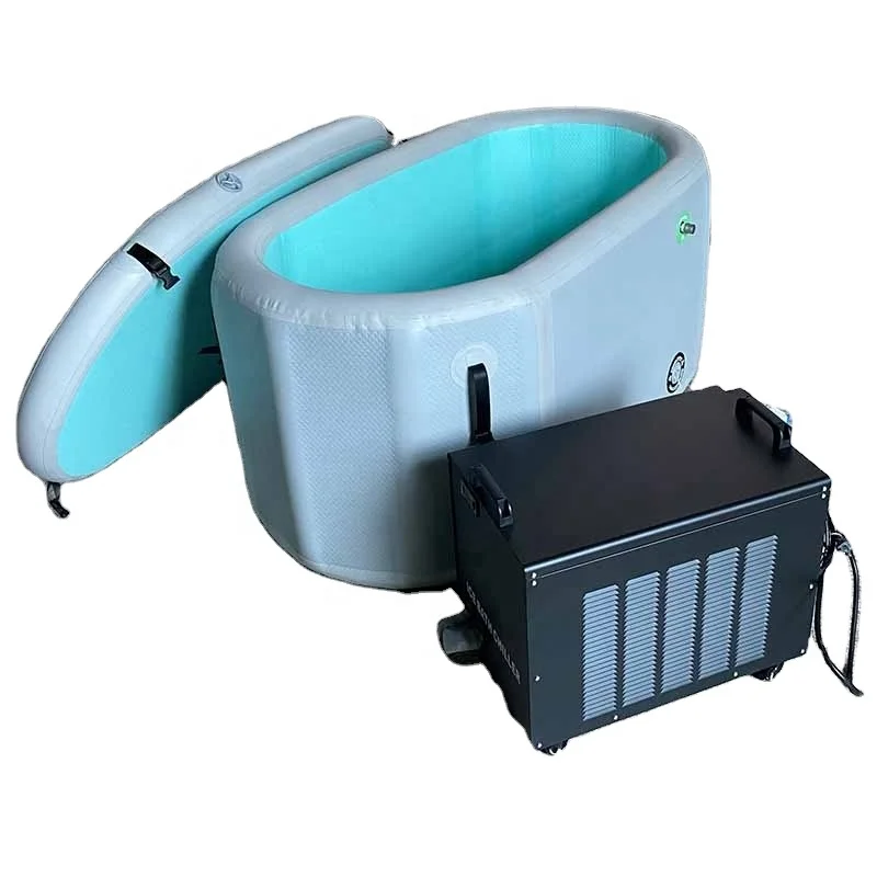 Coofull Portable Ice Plunge Bathtub Inflatable Chiller Outdoor Indoor Cold Plunge Ice Bath  With Chiller