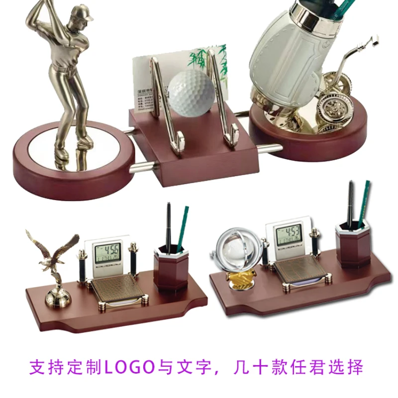 

Male Leader Golf Study Desktop Pen Holder Modern Simple Office Women's Fashion Creative Desk Ornament