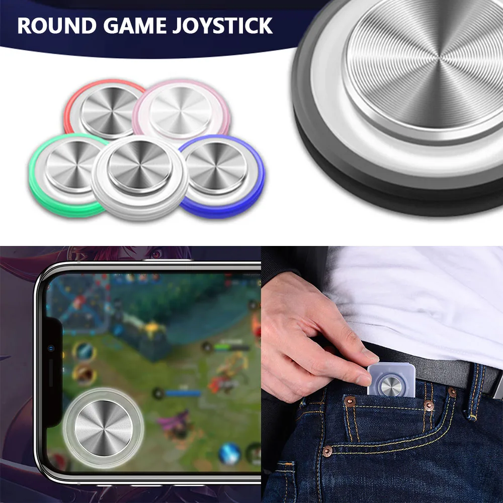 

Q8plus Mobile Gaming Thumb Stick Suction Cup Controller for PUBG Honor of Kings LOL Game Accessory 360-degree Precise Movement