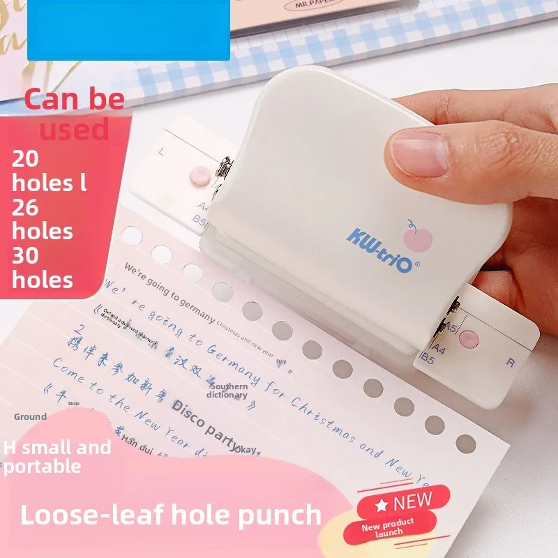 Hole Punch Six-hole Porous Loose-leaf Binding Loose-leaf Book Positioning Hole Punch Binder