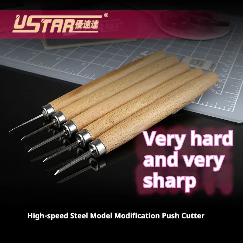 Ustar 90201-8 Stainless Steel Cemented Carbide Line Engraver For Scale Model Modeler Craft Tools Modeling Hobby Accessory