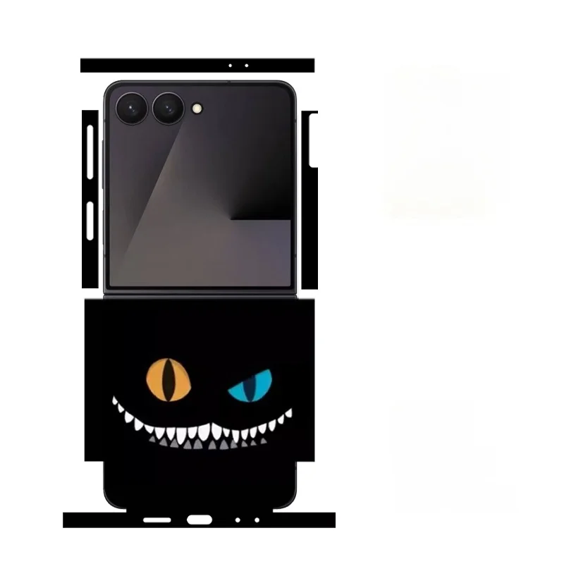 Skin For Samsung Galaxy Z Flip 7 6 5 4 3 Back Film Sticker Full Cover Protective Decal Wrap Side Frame Back Screen Protector