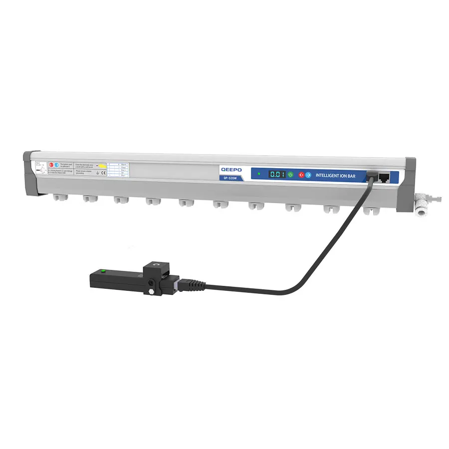 QEEPO Ionizing Self-balance Pulse AC Anti Static Bar Ionizer Eliminator Bar From Shanghai
