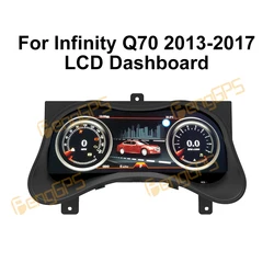 LCD Linux Meter For Infinity Q70 2013 2014 2015 2016 2017 Car Multimedia Instrument Dashboard Display Head Unit