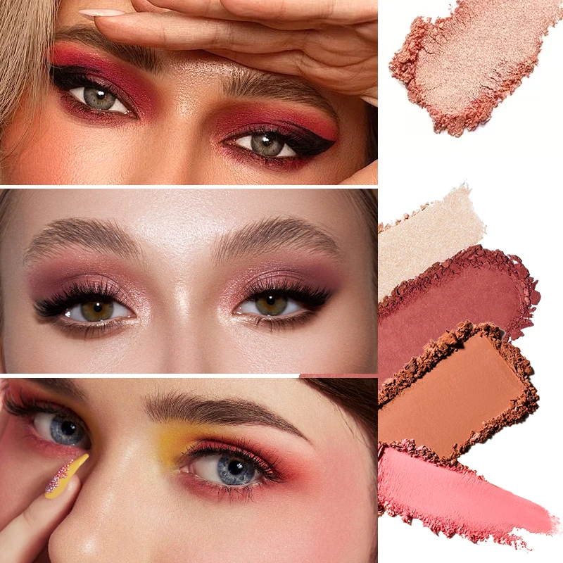 42色のチョコレートメイクアップパレット、ハート型、パール光沢＆マット仕上げ、デイリー＆パーティー、クリスマスギフトに最適なプレミアム仕上げ