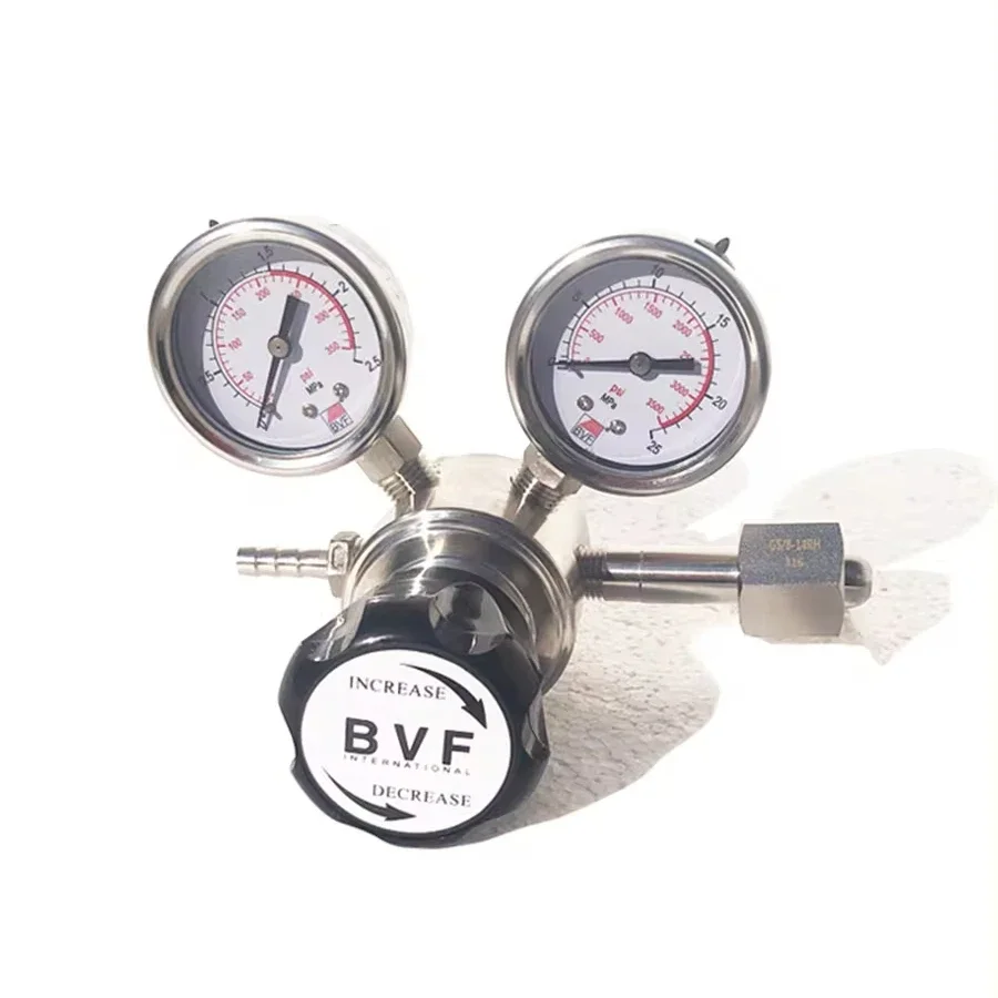 Quality Wholesale 0-25 psig Low Pressure Reducing valve BR1 With two dashboards For Nitrogen Oxygen