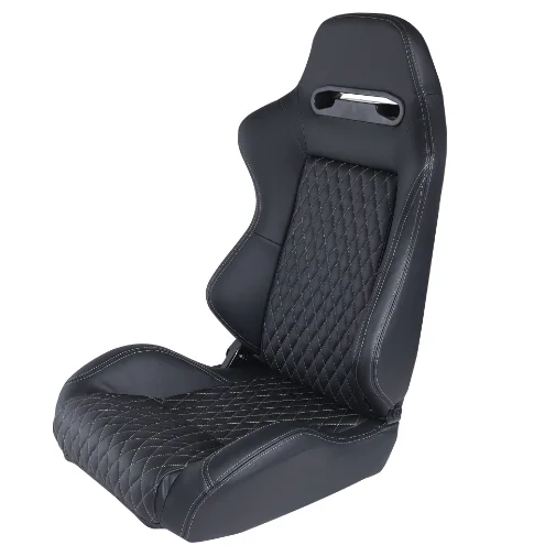 

Универсальные новые гоночные сиденья JBR1035D из ПВХ с красной строчкой и двойным слайдером