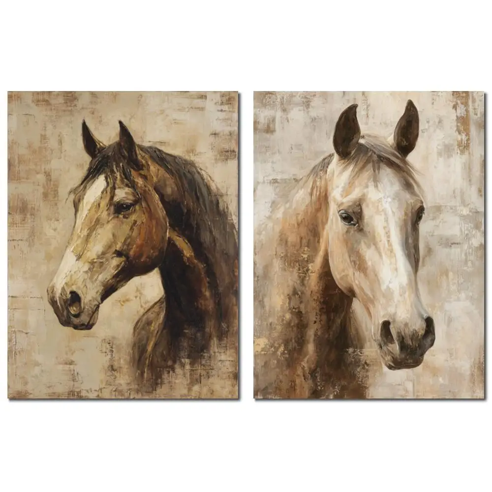 Realistic Horse Oil Painting Whistlejacket Portrait Large Handmade Canvas Art Large Wall Decor for Living Room Office Study