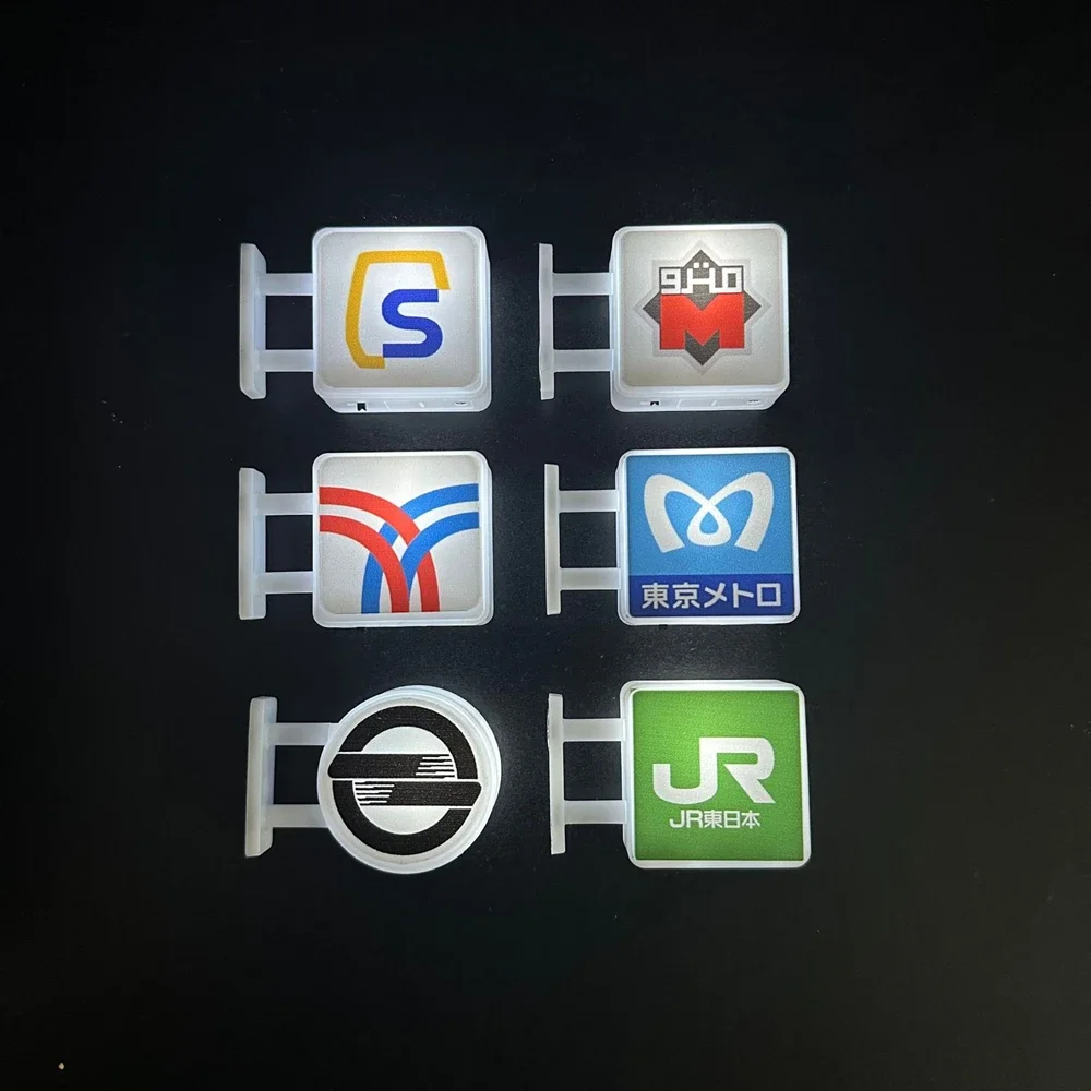 

City Subway Fridge Magnets Tourist Souvenirs Magnetic Light Boards Atmosphere Home Decoration Creative City Fridge Magnets