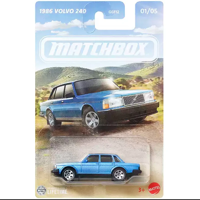 新品 マテル マッチボックス 2025、生涯にわたるボルボ/ランボルギーニ/ミニなどに対応した1:64スケールのダイキャストカー、GGF12 9C9Kケース