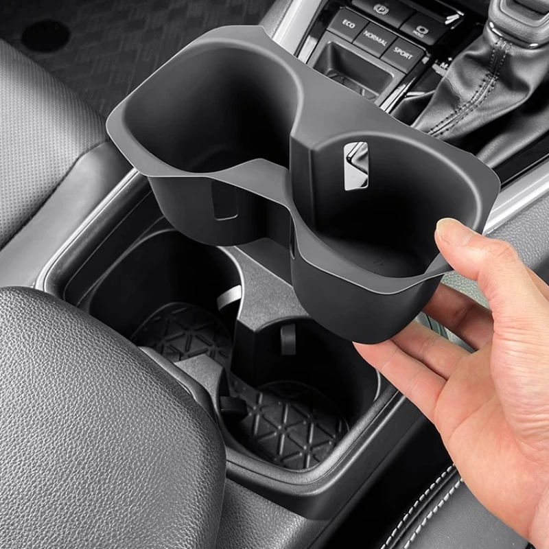 For RAV4/WILDLANDER: Anti-Slip Cup Holder Insert Mats - Console Gap Protector Set Silicone Car Interior Decorative Accessories