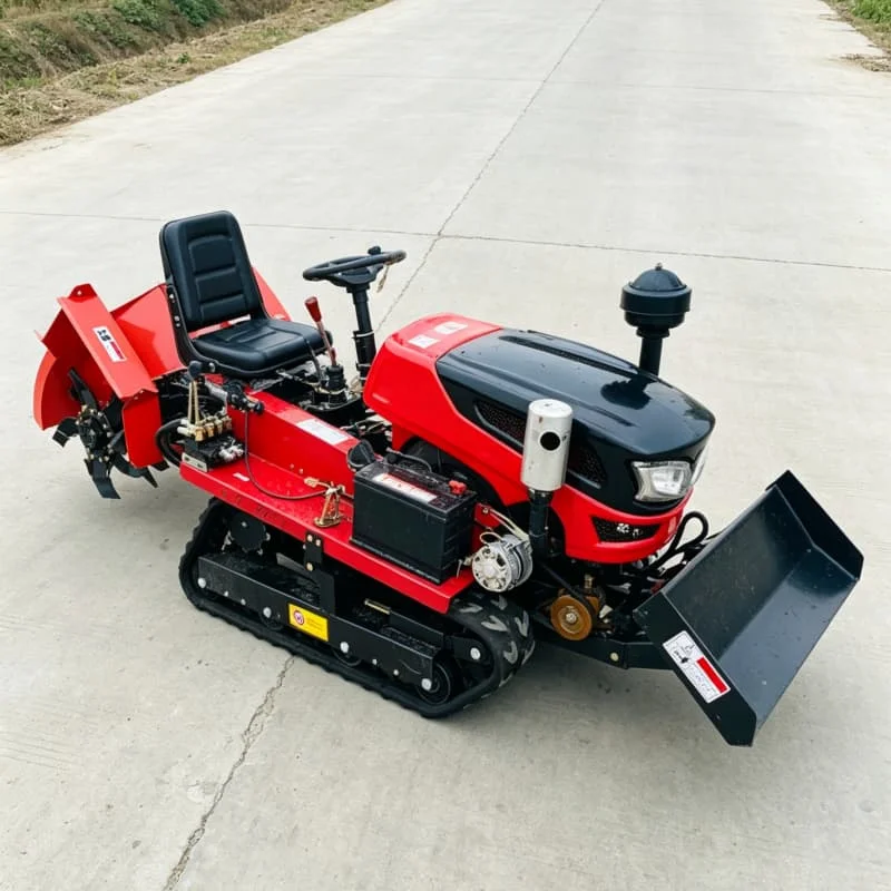 Customized friendly Farm Cultivator, CE Certified Crawler Rotary Tiller, Hot-selling Agricultural Tilling Machinery for 26 Years