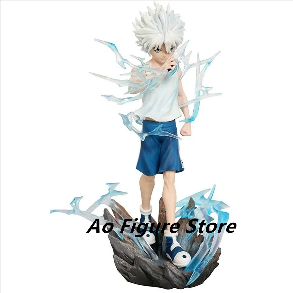 

21cm Cartoon Killua Hunter×hunter Figure Gk VIBRATION STARS Killua Zoldyck Action Figures Model PVC Collectibles Anime Toys Gift