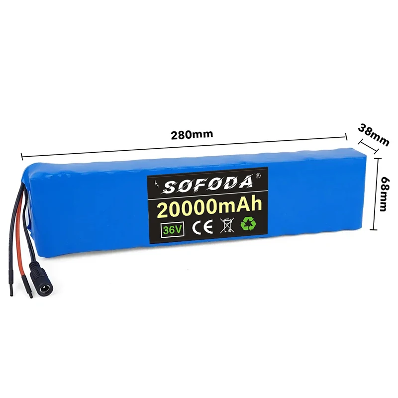 Imagem -02 - Bateria Elétrica de Lítio Scooter M365 36v 20000mah 36v 18650 Atualização 10s3p 2024