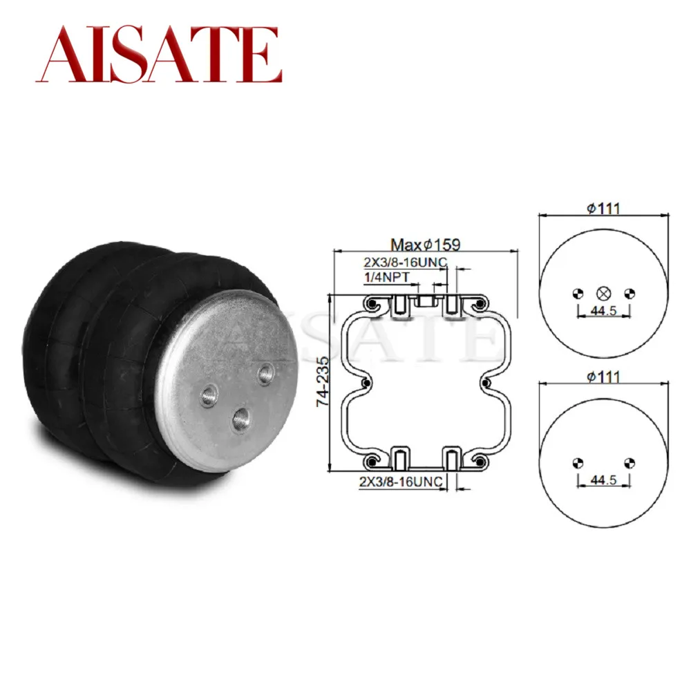 Air Suspension Spring Assembly For Firestone Contitech Goodyear W01-358-6955 255-1.5 A01-760-6762