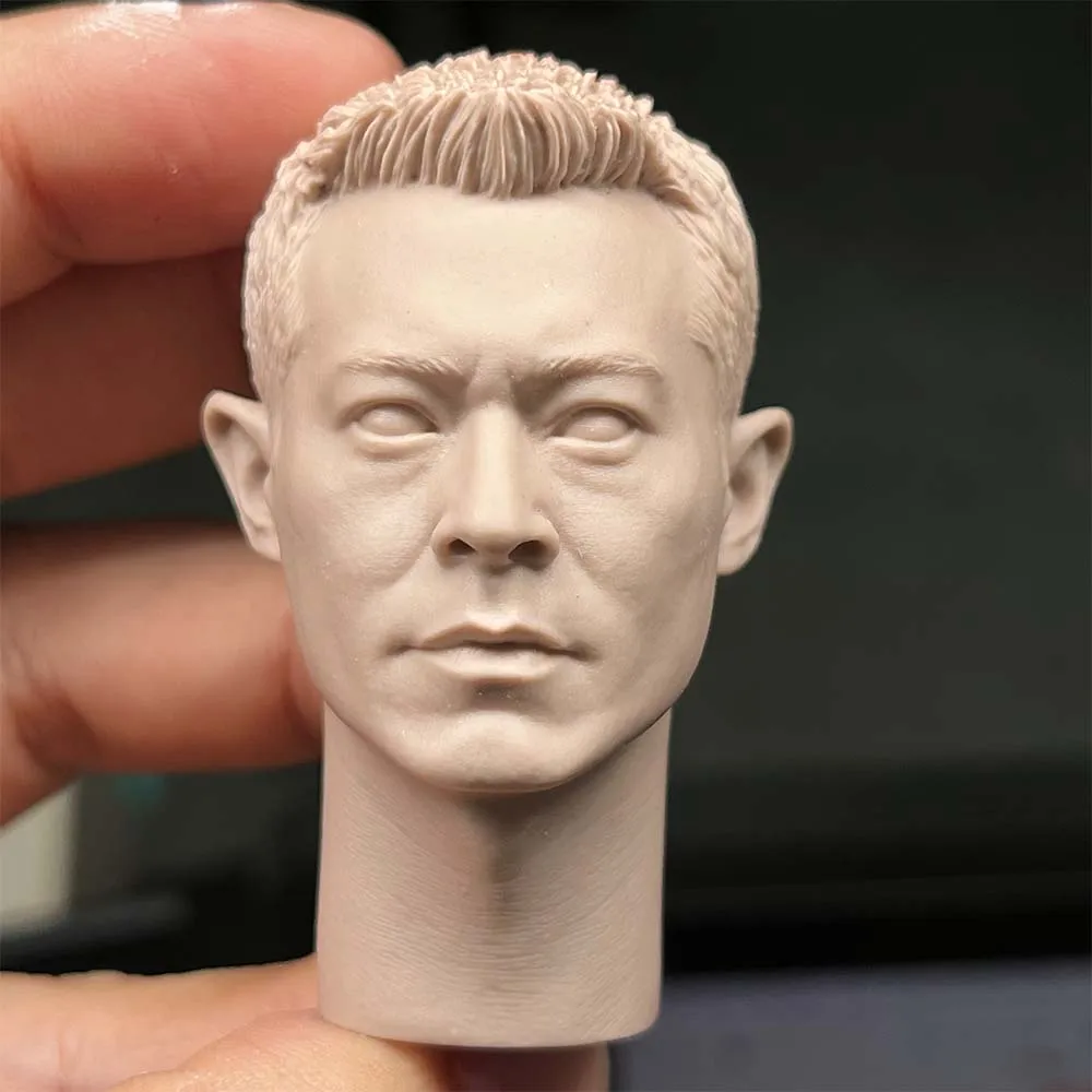 

1/6 Male Soldier Louis Koo Unpainted Head Carving Model High Quality Fit 12'' Action Figure Body In Stock