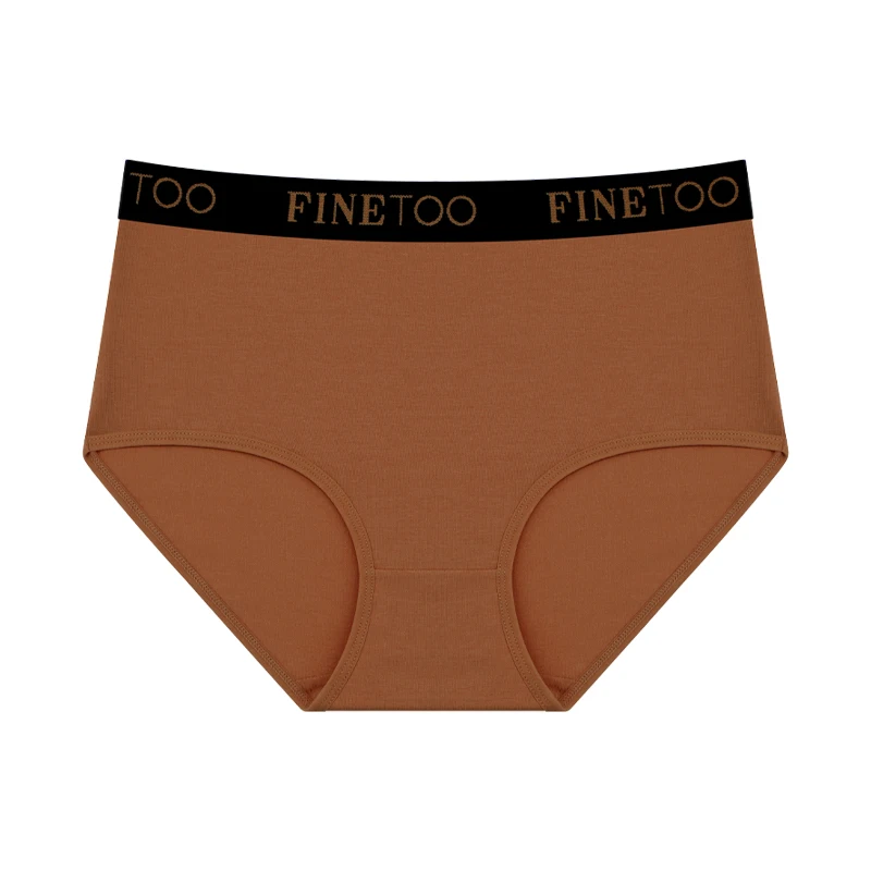 FINETOO 4Pcs Cotton High Waist Seamless Underwear Women's Breathable Elastic Belts Panties Plus Size