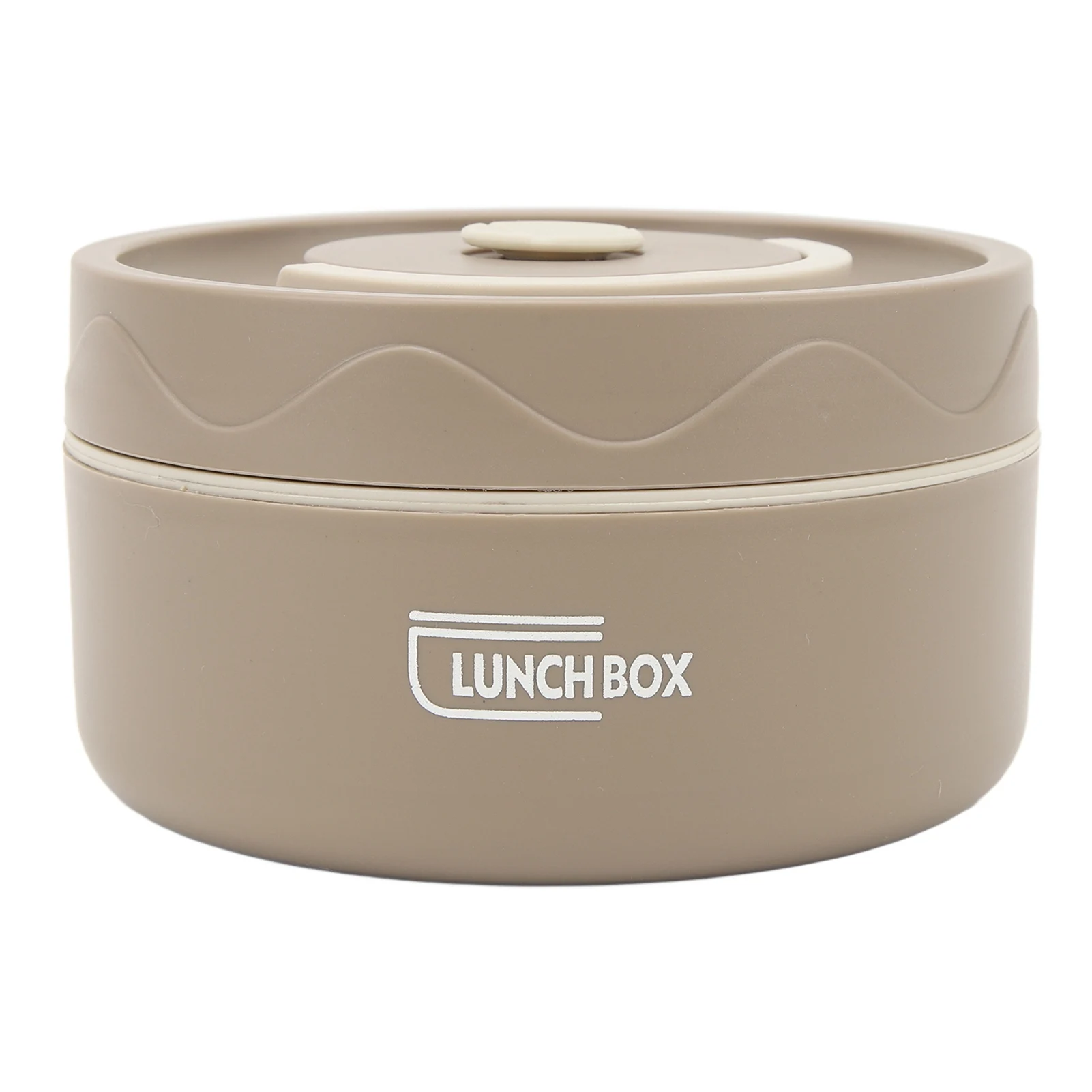 Thermisch fornuis Thermische kookpot 420 ml 304 roestvrij staal Dubbellaags draagbare ronde vorm Thermische lunchcontainer