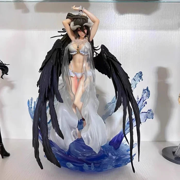 

32cm Overlord Albedo 1/4 Bunny Girl Anime Figure B-STYLE OVERLORD Swimsuit Albedo Action Figures Adult Sexy Model Doll Toy Gift