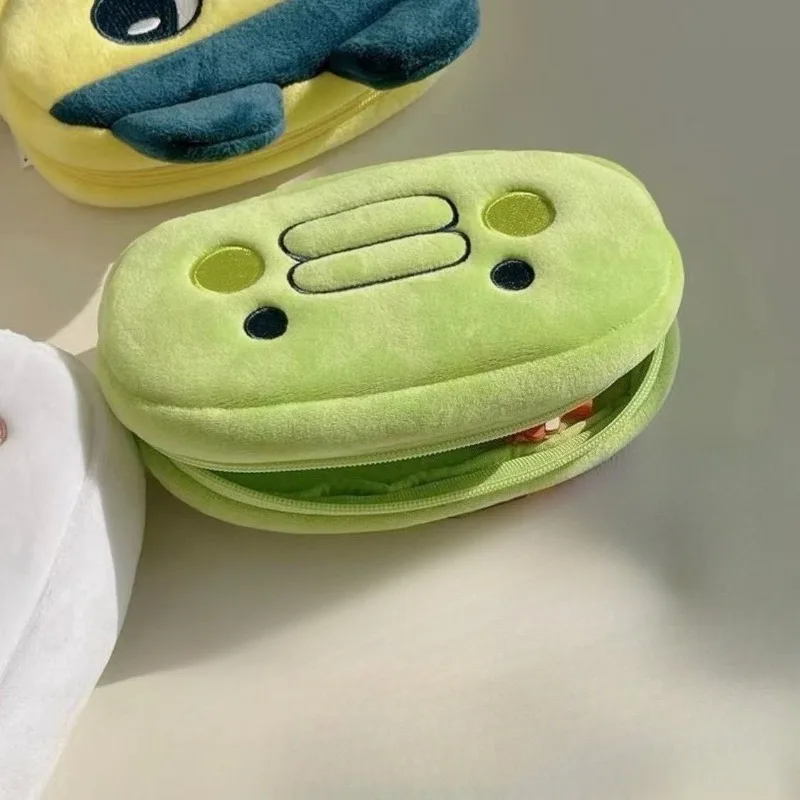 Tamagotchi Schreibwaren-Etui Cartoon Große Kapazität Kosmetiktasche Mamekichi und Ooguchi Schüler-Federmäppchen und Allzwecktasche – Detail 3
