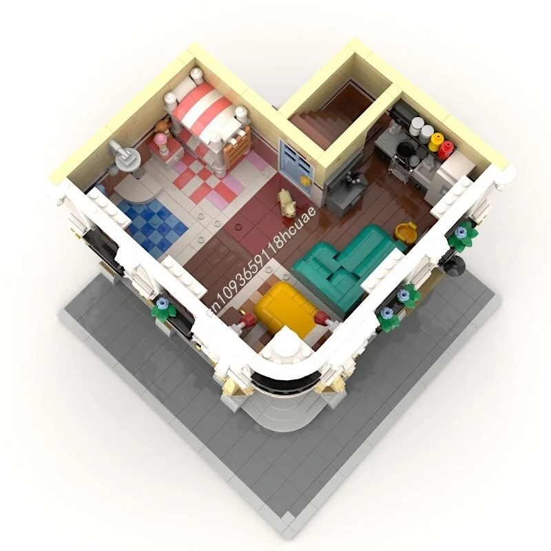 3618 個 MOC モジュラー花嫁ブティック追加モデルビルディングブロック建設 DIY クリエイティブクリスマスギフトアイデアおもちゃ子供