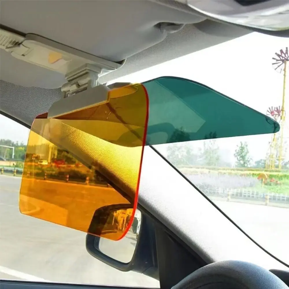 

Polarized Car Sun Visor UV Blocking Fold Flip Down Anti Glare Sun Visor Adjustable 2 IN 1 HD Night Vision Goggle Clear View