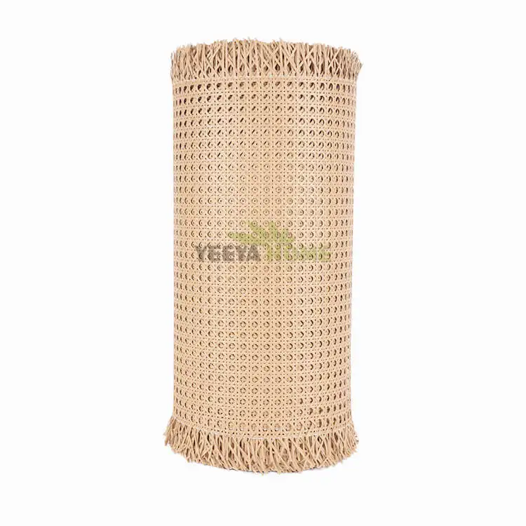 18'' Natural Circular Hole Rattan Cane Webbing Roll for Furniture Home Decor