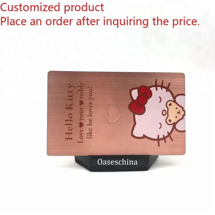 

Customized query Luxury Customized Stainless Steel Electroplating Rose Gold Mirror Metal Card Printing Nfc Blank Metal Business