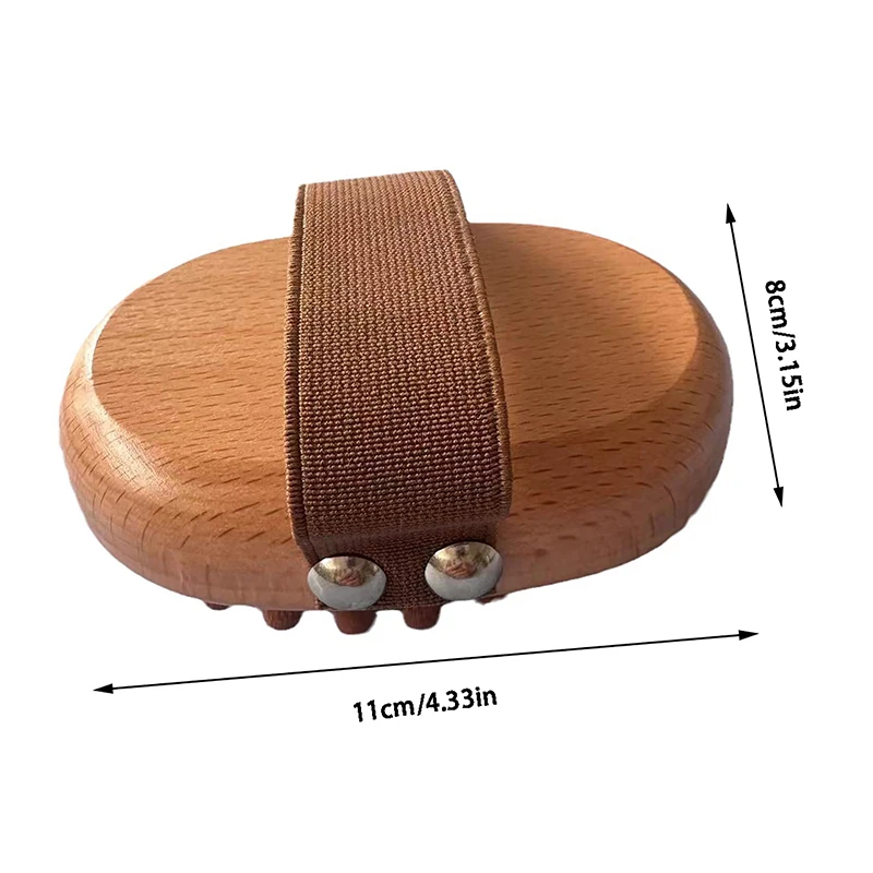 Beech Body Anti Cellulite Brush Soothing Wooden Spa Air Cushion Massage Hair Comb Scalp Massage Brush Dead Skin Remover