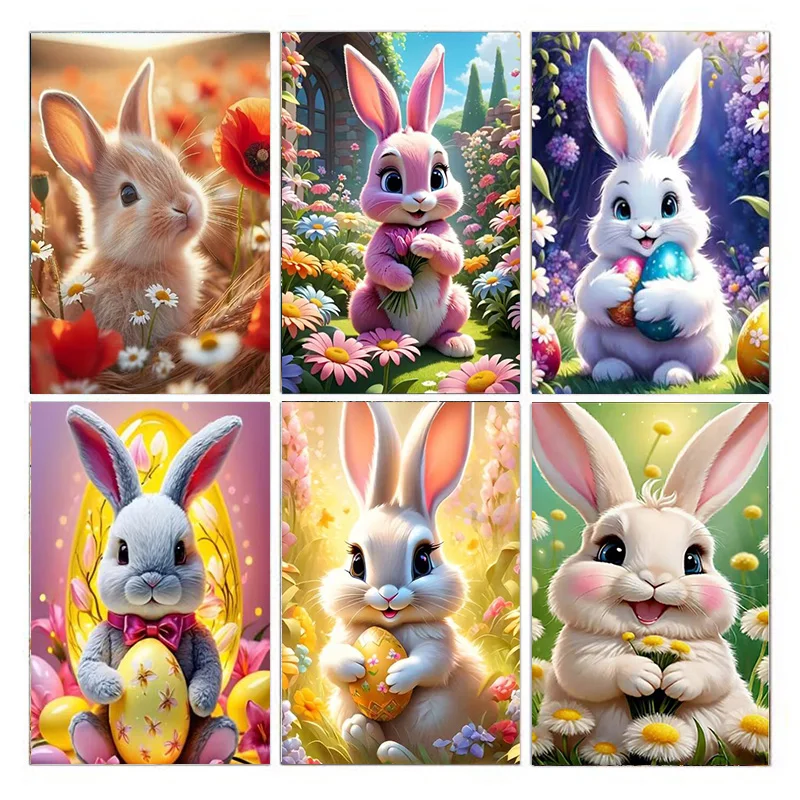 AB DIY 5D Summer Diamond Painting Set, featuring a cartoon E