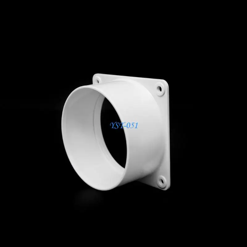 E15A Professional PVC Air Vent Flange Joint Plastic Wall Plate For Efficient Airflows