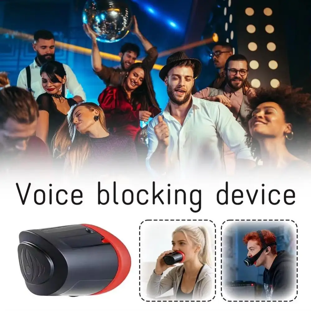 1Pcs Portable Vocal Dampener Foldable Lightweight Vocal Trainer Curved Face Opening Plastic Voice Training Device