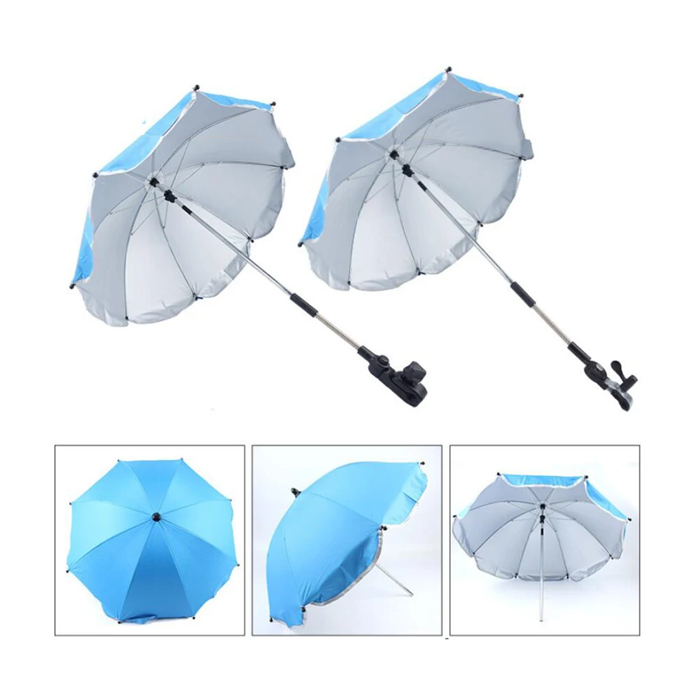 

UV Sunshade Pram Umbrella Baby Stroller Protection Pushchair Children's Men and Women