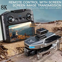 8K ESC GPS Auto Return FPV Brushless Remote Control Quadcopter 360° Obstacle Avoidance Optical Flow Hover Follow Me RC Drone