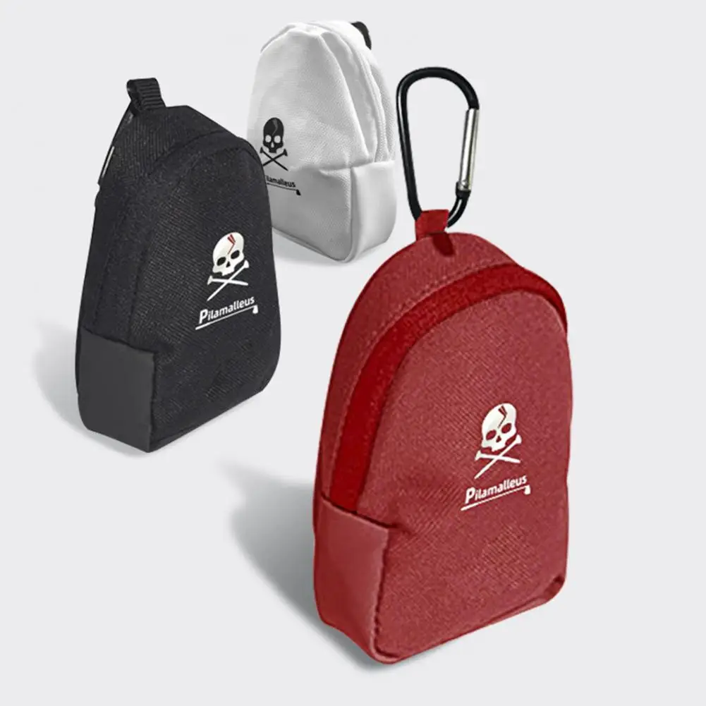 Bolsa de transporte para pelotas de Golf, bolsa de cintura con gancho, soporte para camisetas, bolsa de almacenamiento para 2 bolas de Golf, accesorios de Golf