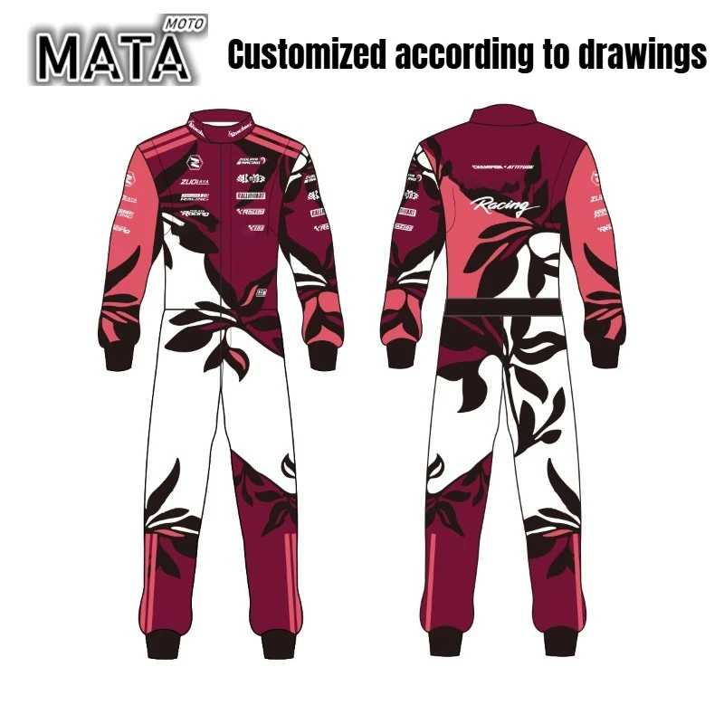 Children's Adult Couple Private Customization Waterproof and Breathable Kart Car Beach Off-road Vehicle One-piece Racing Suit