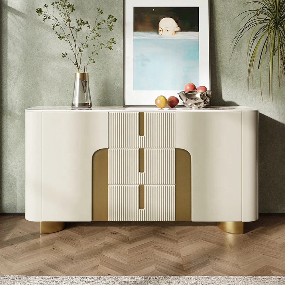 latest modern light luxury restaurant furniture buffet storage cabinet hotel apartment hot sale Pandora sideboard