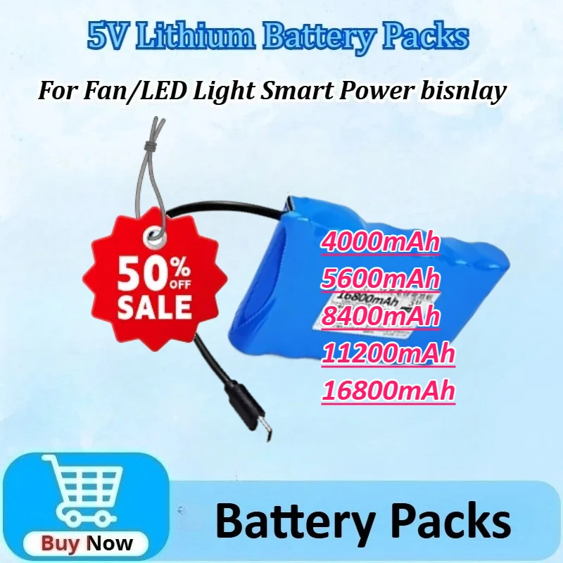 

For Rechargeable Constant Voltage Microcontroller USB Fan LED Light Wireless Network Wifi Power Supply 5V Lithium Battery Packs