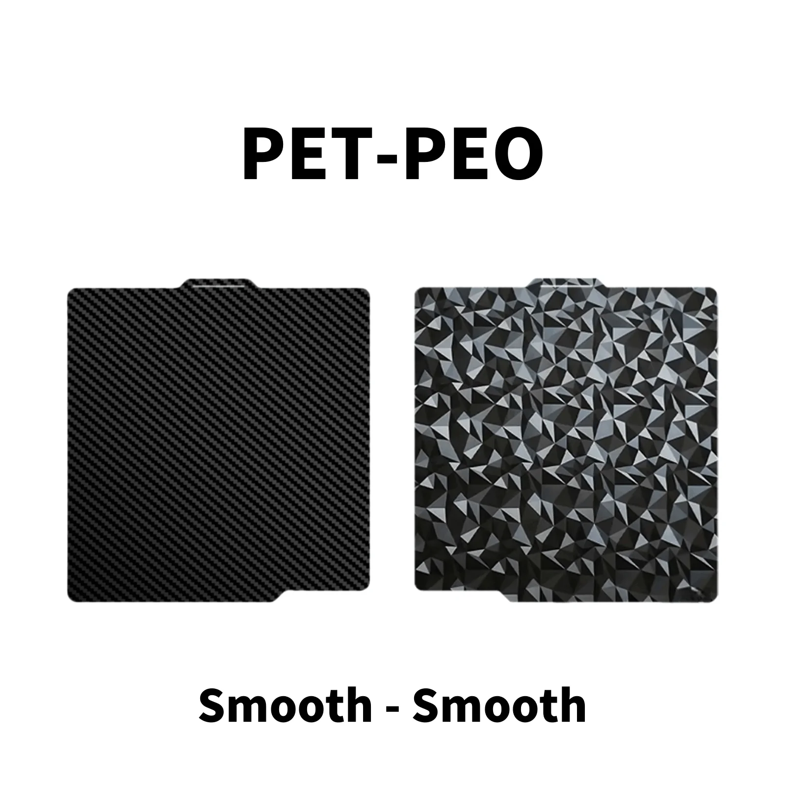 Bambu Lab X2D Druckplatte: Glatte Carbon-PET-PEI-Texturplatte für X2D Upgrade, Bambu Lab X2D Bamboo P2S 3D-Druckerteile