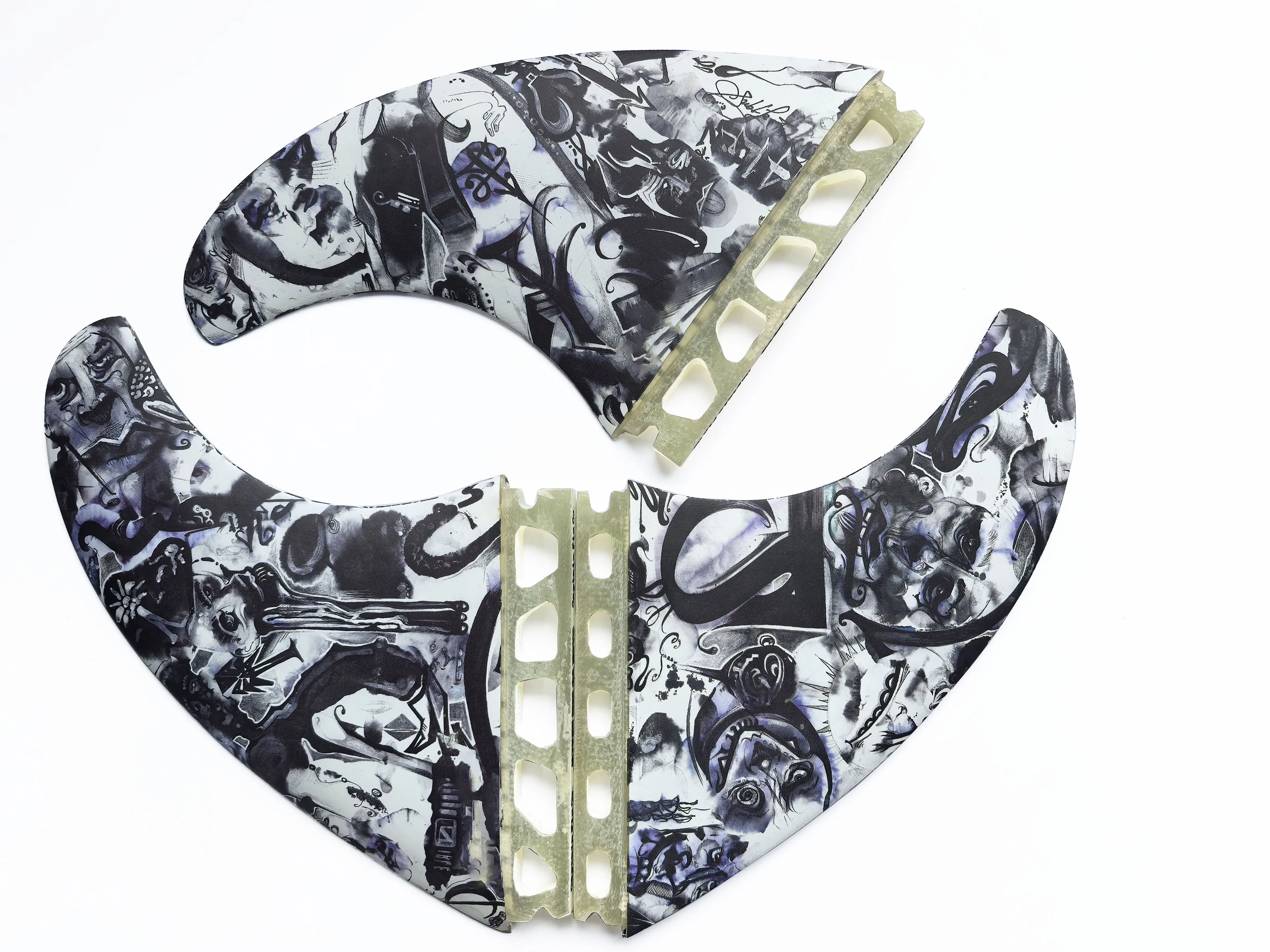 FUTUER G5 새로운 서핑 보드 핀 3 개/대 블랙 쿨 서핑 보드 핀 패들 보드 핀 좋은 품질 서핑 액세서리