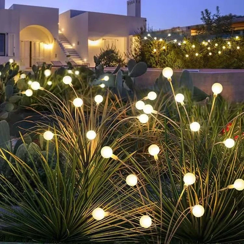 أضواء الحديقة التي تعمل بالطاقة الشمسية ، أضواء اليراع ، نابضة بالحياة ، مسار الفناء ، ديكور حفل الزفاف ، 2 أضواء ، 1 way #3