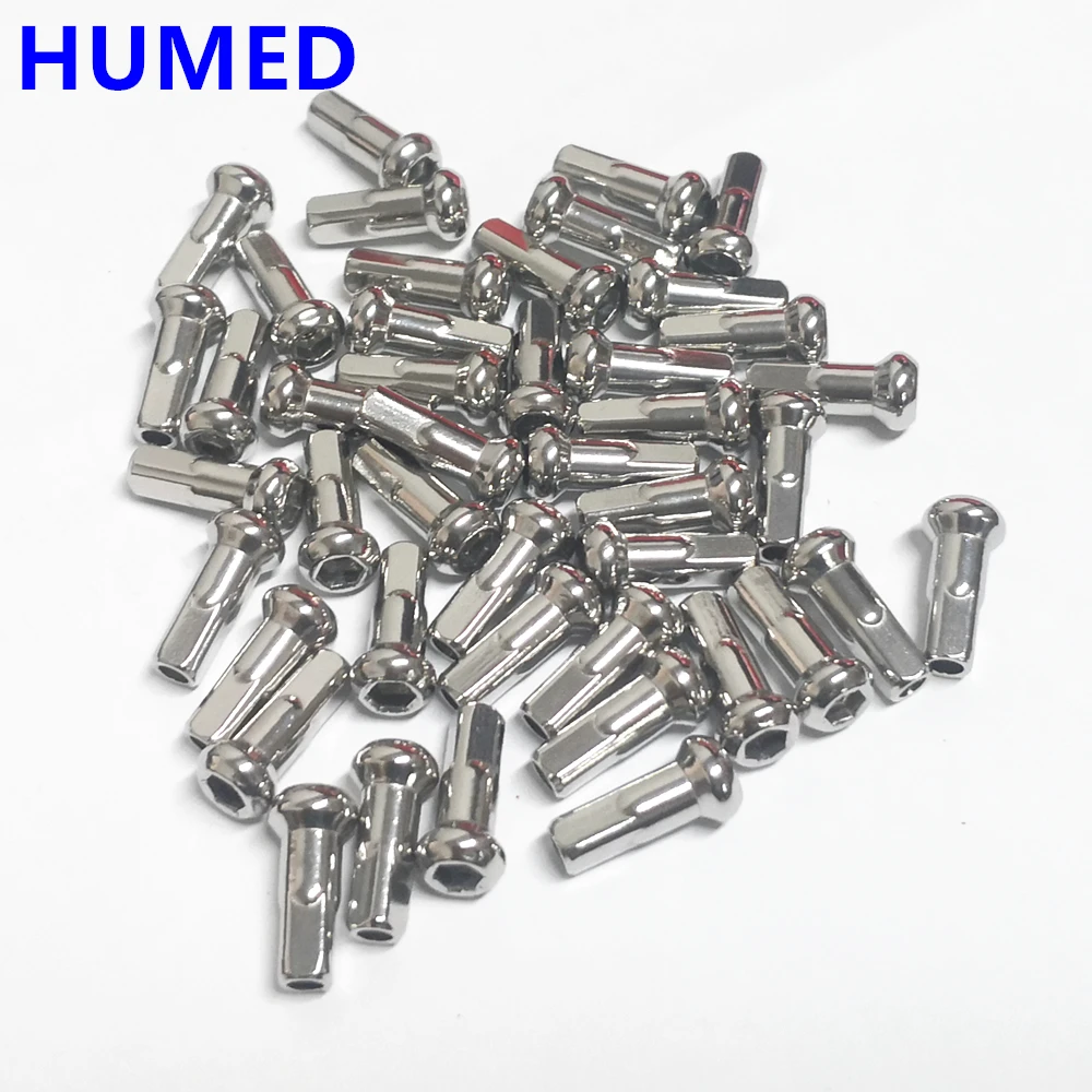 

36pcs/lot Customized bicycle nipple 12G Nipples 304 Stainless Steel Hexagon Tail E-bike motorcycle Spoke Nut