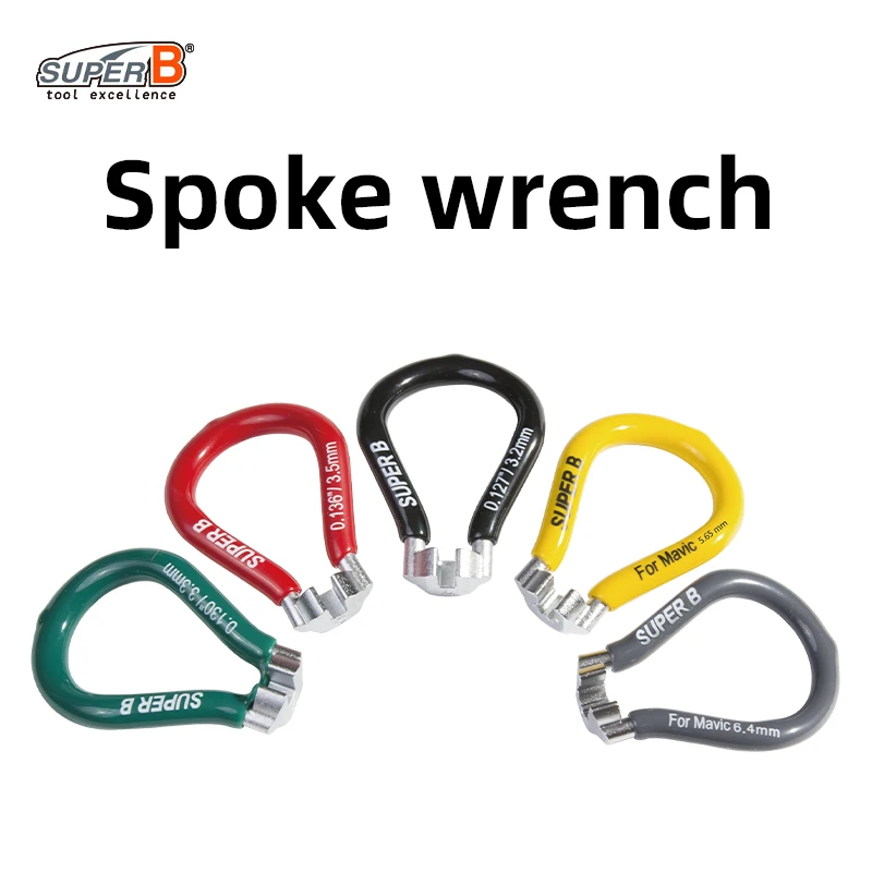 SUPER B Bicycle Spoke Wrench MTB Road Bike Wheel Rim Spoke Keys Wrench Spanner Adjuster Wheel Rim Tightener Cycling Repair Tool